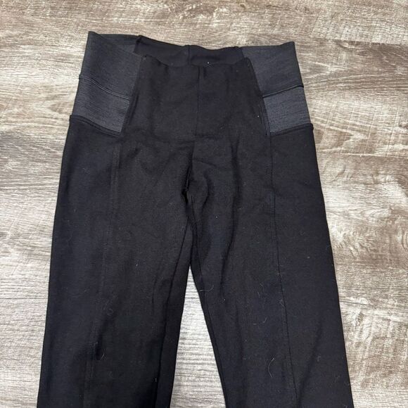 Zara Black High Waist Leggings Size Small - Picture 2 of 8